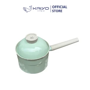 Nồi nhôm đúc kèm xửng hấp Kaiyo màu xanh Mint