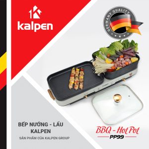 Bếp Nướng Lẩu Đa Năng Kalpen PP99 Công Suất 2200W