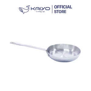 Chảo đúc inox 3 lớp đáy liền Mini Tri-ply (size 12 14cm)