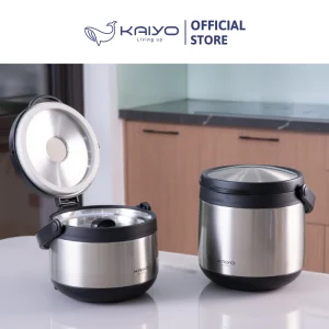 Nồi ủ chân không Kaiyo màu Inox, dung tích 3- 4,5 lít