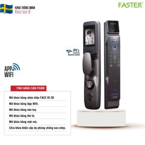 Khóa cửa nhận diện khuôn mặt FS008FD3D-SV