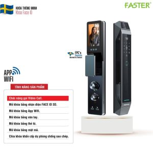 Khóa cửa nhận diện khuôn mặt FS868-CNC